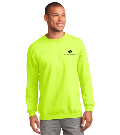 High Vis Essential Fleece Crewneck Sweatshirt. 